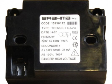 Трансформатор розжига Brahma TCD2СS, 15930112